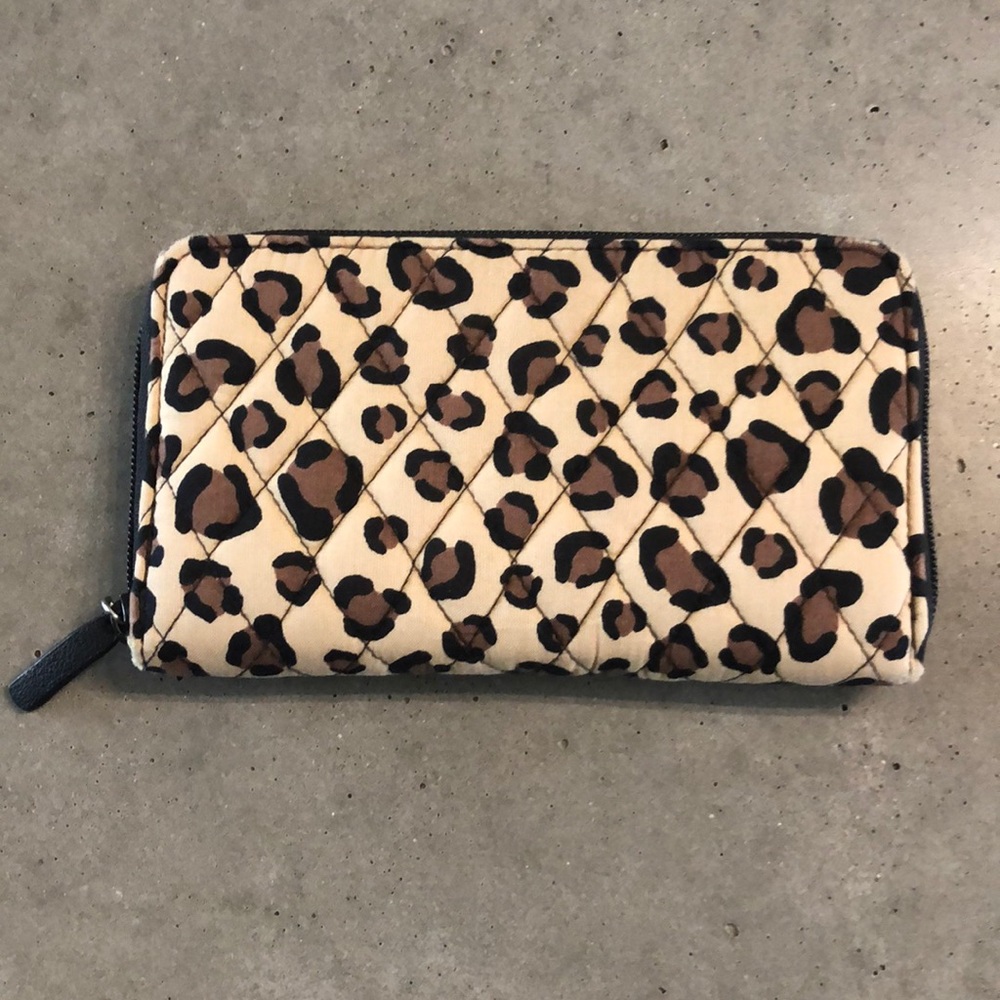 Vera Bradley leopard print wallet